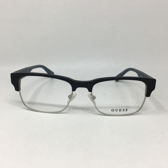Guess GU1894 002 Designer Square Full Rim Glasses, Men's Matte Black 53-18-140 - Picture 11 of 16